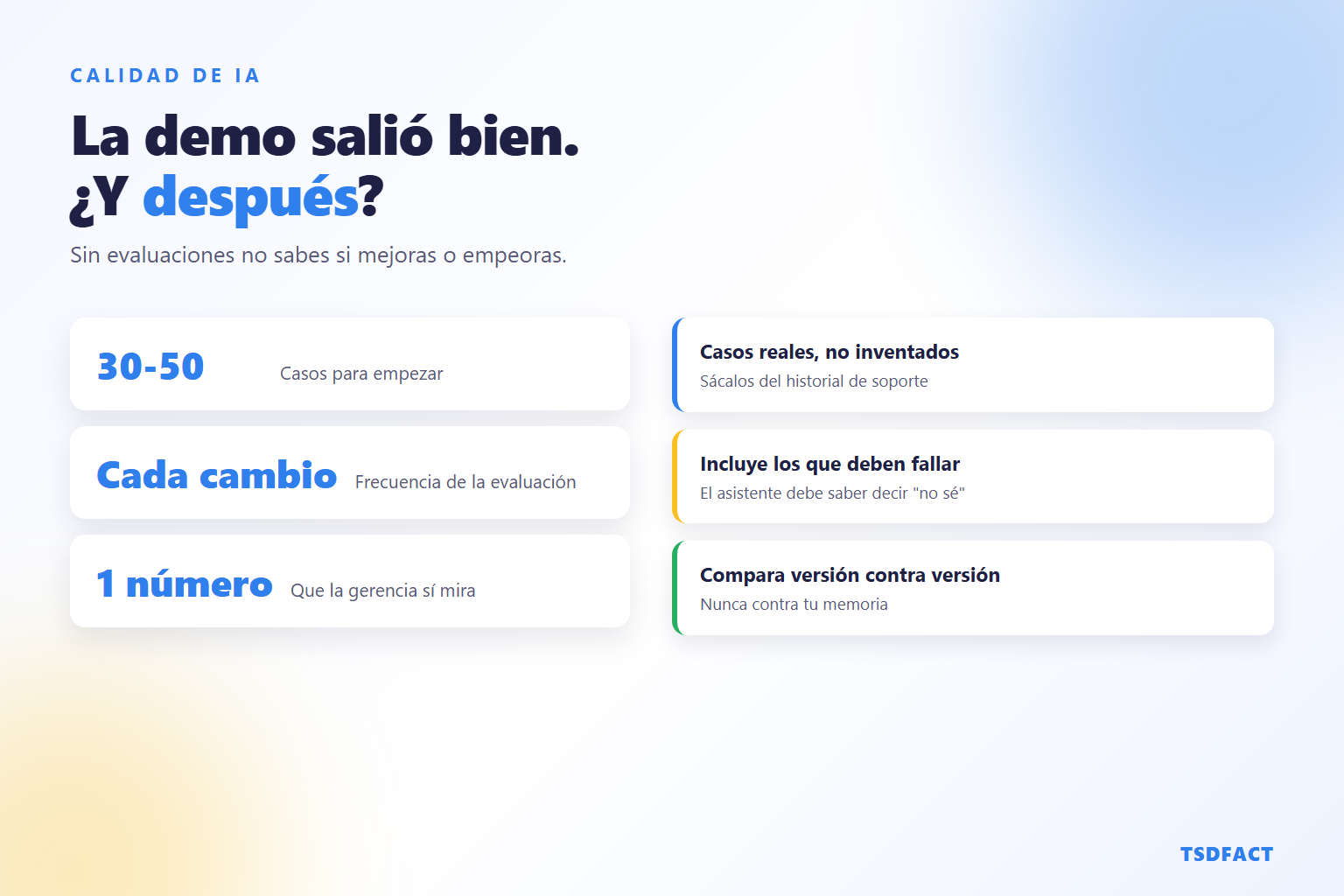Cómo evaluar si tu asistente de IA funciona