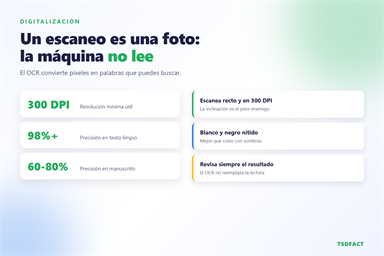 OCR: convertir un escaneo en texto buscable