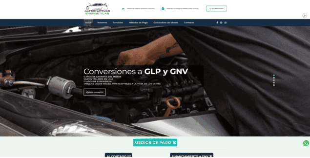 Proyecto: Web Alternativas