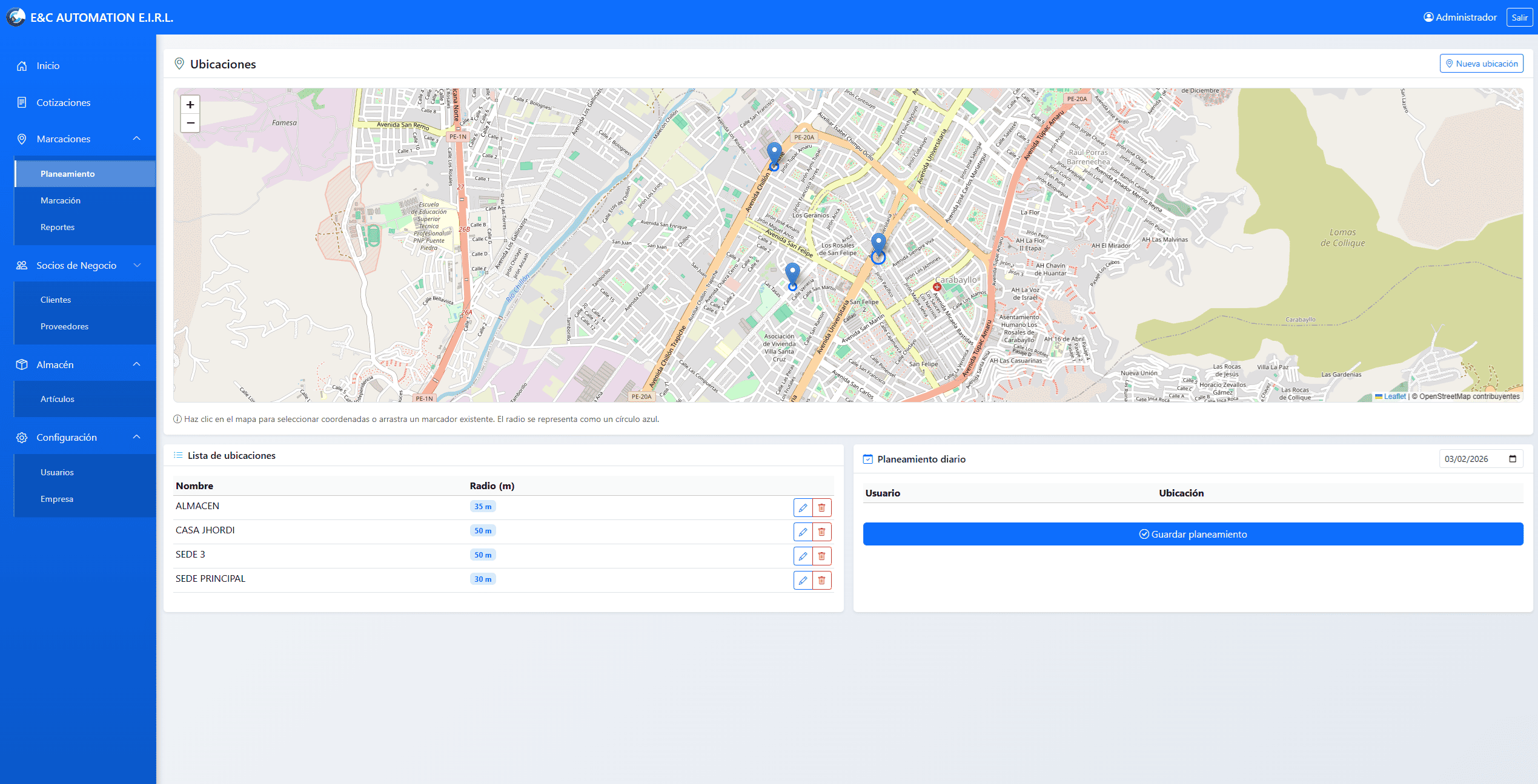 Proyecto: E&C AUTOMATION